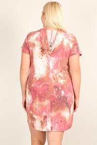 Tie-Dye Print Relaxed Fit Dress - FabulousFixx