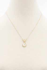 Double Flower Necklce - FabulousFixx