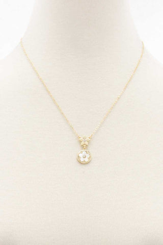 Double Flower Necklce - FabulousFixx