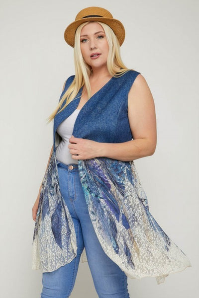 Sleeveless, Lace Cardigan - FabulousFixx