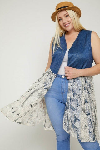 Sleeveless, Lace Cardigan - FabulousFixx