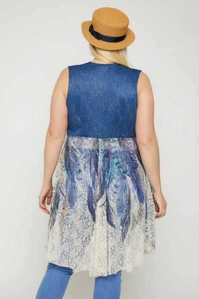 Sleeveless, Lace Cardigan - FabulousFixx