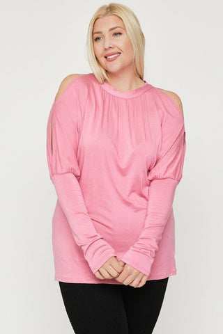 Long Sleeves Solid Top - FabulousFixx