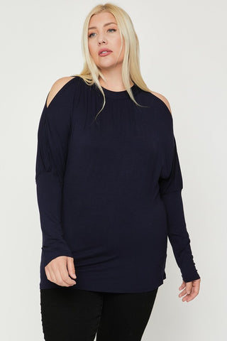 Long Sleeves Solid Top - FabulousFixx