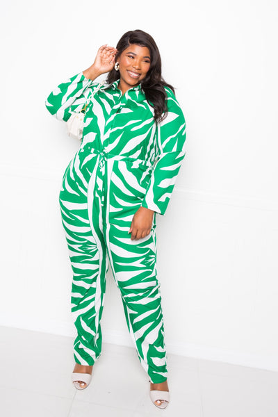 Button Up Long Sleeve Jumpsuit - FabulousFixx
