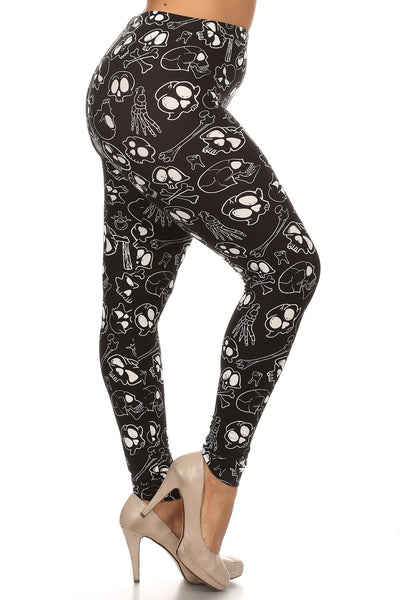 Full Length Leggings in a Fitted Style with a Banded High Waist - FabulousFixx