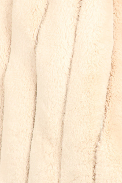 Faux Fur Vest Jacket with Open Front, Hi-Lo Hem and Pockets - FabulousFixx