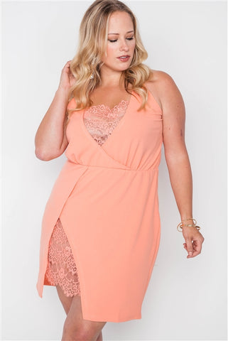 Lace Detail Bodycon Mini Dress - FabulousFixx