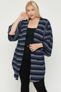 Multi-Color Striped Cardigan - FabulousFixx