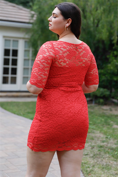 Lace Mini Dress - FabulousFixx