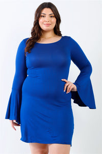 Bell Long Sleeve Mini Dress - FabulousFixx