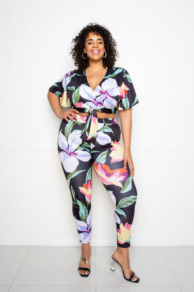 Flower Jogger & Top Set - FabulousFixx