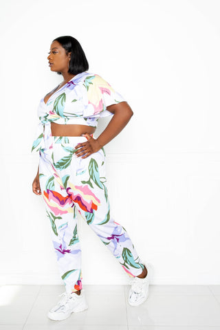 Flower Jogger & Top Set - FabulousFixx