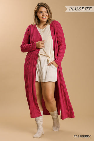 Junior Open Front Long Body Cardigan - FabulousFixx