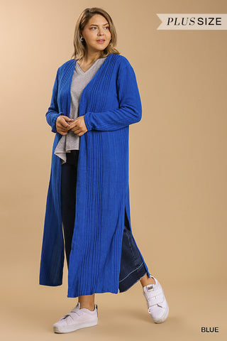 Junior Open Front Long Body Cardigan - FabulousFixx
