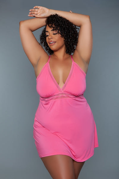 1 Piece Mini-Length Babydoll