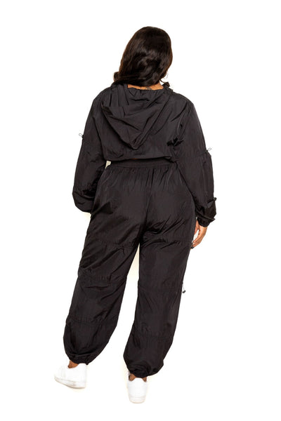 Active Zip Up Set with Cord Lock Detail - FabulousFixx