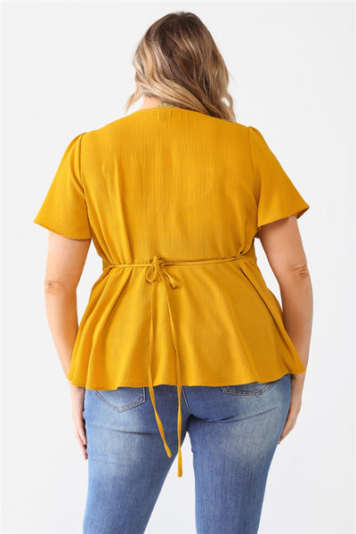 Tie Detail Flare Top