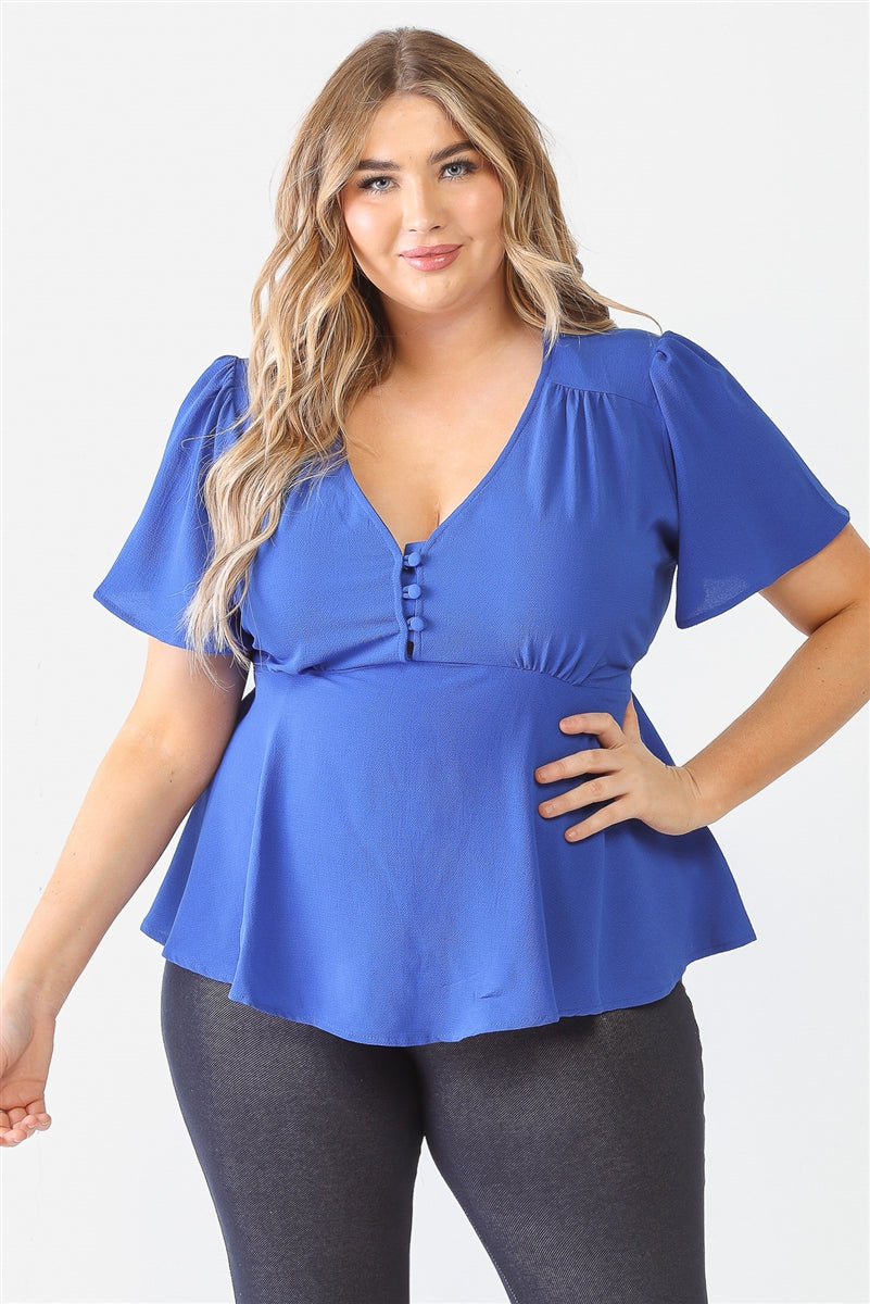 Tie Detail Flare Top