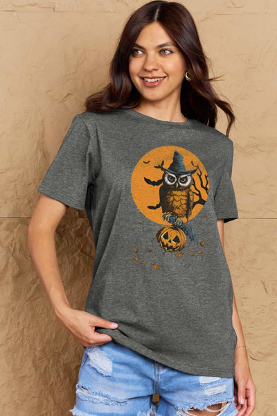 Simply Love Full Size Holloween Theme Graphic Cotton Tee