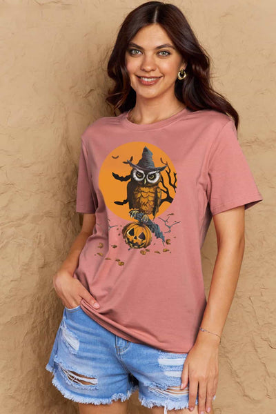 Simply Love Full Size Holloween Theme Graphic Cotton Tee